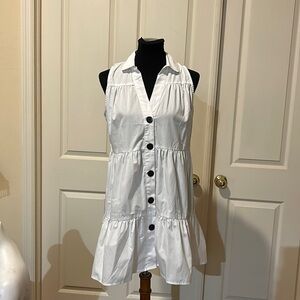 Purple Rain Tiered Mini Dress. Medium. NWT